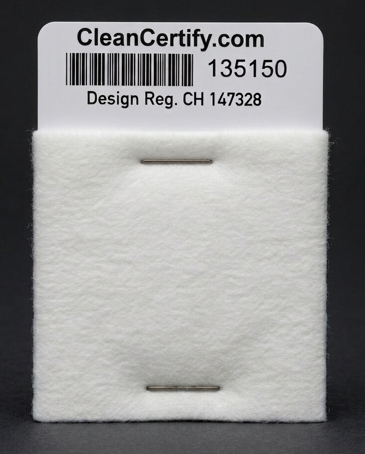 The CleanCertify™ dust sampler
